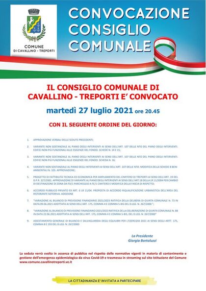 Consiglio Comunale  locandina