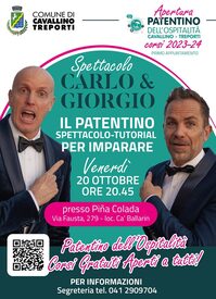 locandina dell'evento spettacolo di Carlo e Giorgio